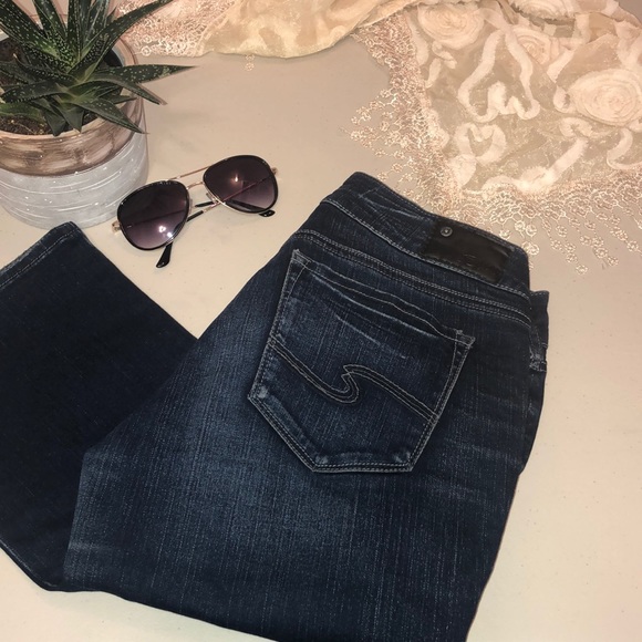 Silver Suki sz28 Mid Baby Boot Fluid Jeans - Picture 1 of 6